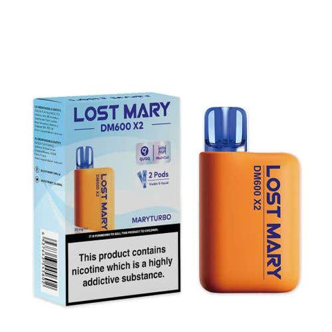 Lost Mary DM600 X2 Disposable Vape Box of 10 - Vaperdeals