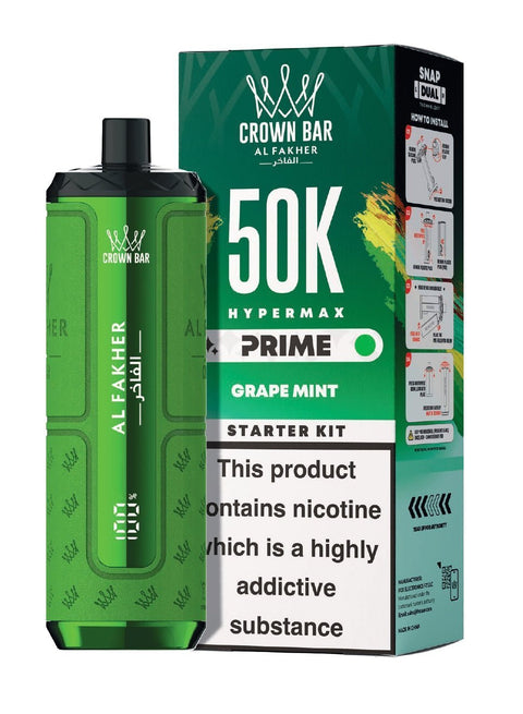 Al Fakher 50k Hypermax Prime Vape Kit - Box of 5 - Vaperdeals