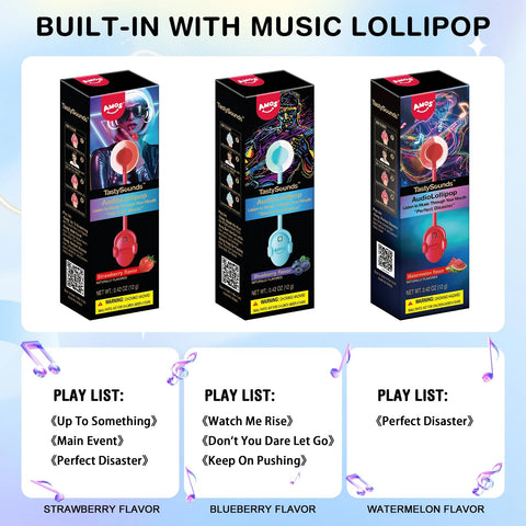 Amos Tasty Sounds Lollipop - Vaperdeals