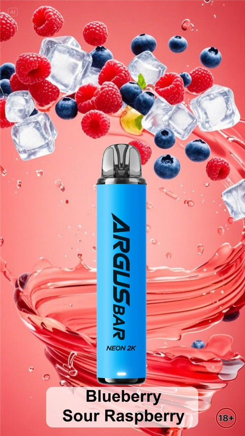 Argus Bar Neon 2000 Prefilled Pod Kit Pack of 5 - Vaperdeals
