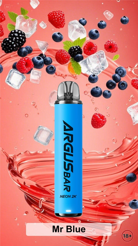 Argus Bar Neon 2000 Prefilled Pod Kit Pack of 5 - Vaperdeals