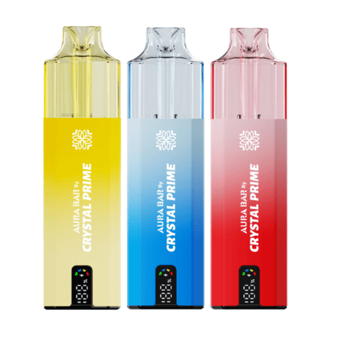 Aura Bar 10000 Prefilled Pod Vape By Crystal Prime - Pack of 5 - Vaperdeals