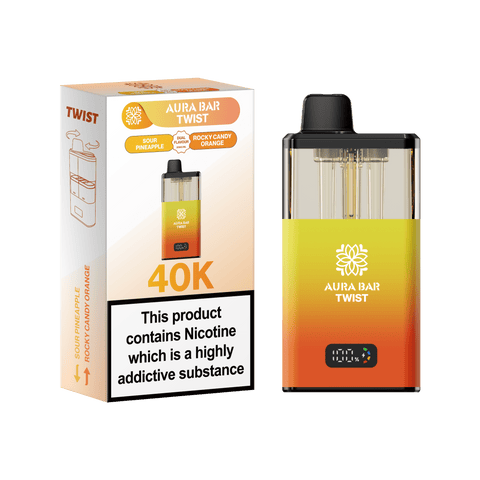 Aura Bar Twist 40k Prefilled Pod Vape - Vaperdeals