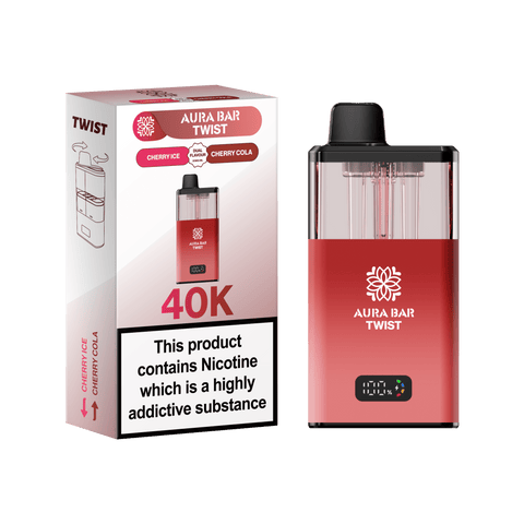 Aura Bar Twist 40k Prefilled Pod Vape - Vaperdeals