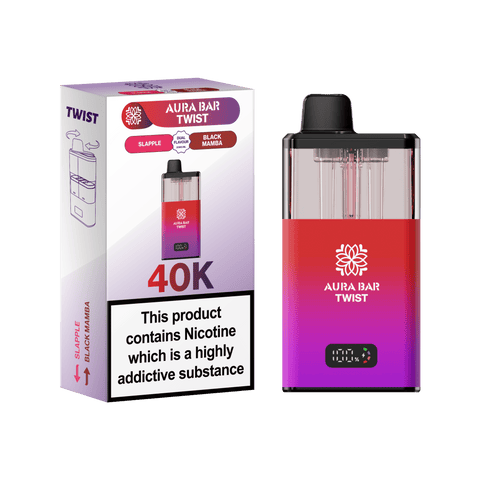 Aura Bar Twist 40k Prefilled Pod Vape - Vaperdeals