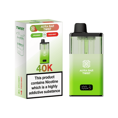 Aura Bar Twist 40k Prefilled Pod Vape - Vaperdeals