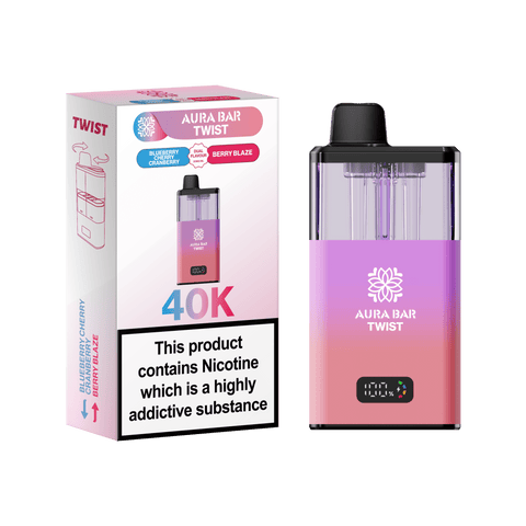 Aura Bar Twist 40k Prefilled Pod Vape - Vaperdeals