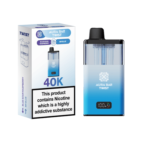 Aura Bar Twist 40k Prefilled Pod Vape - Vaperdeals
