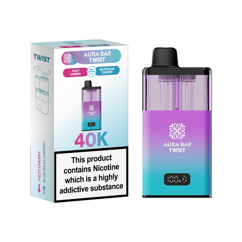 Aura Bar Twist 40k Prefilled Pod Vape - Vaperdeals