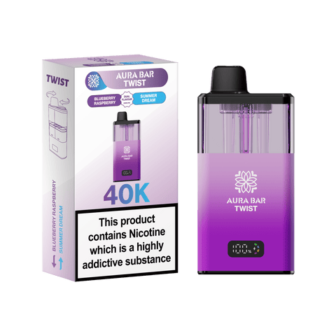 Aura Bar Twist 40k Prefilled Pod Vape - Vaperdeals