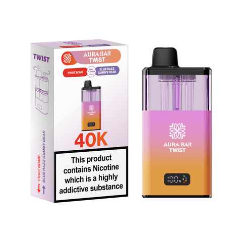 Aura Bar Twist 40k Prefilled Pod Vape - Vaperdeals