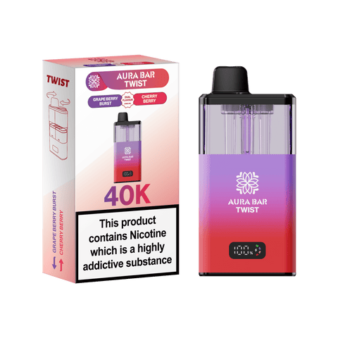 Aura Bar Twist 40k Prefilled Pod Vape - Vaperdeals