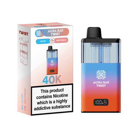 Aura Bar Twist 40k Prefilled Pod Vape - Vaperdeals