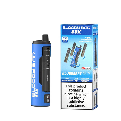 Bloody Bar 60k Prefilled 4 In 1 Pod Vape Kit Box of 5 - Vaperdeals