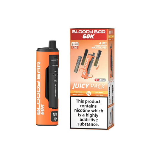 Bloody Bar 60k Prefilled 4 In 1 Pod Vape Kit Box of 5 - Vaperdeals