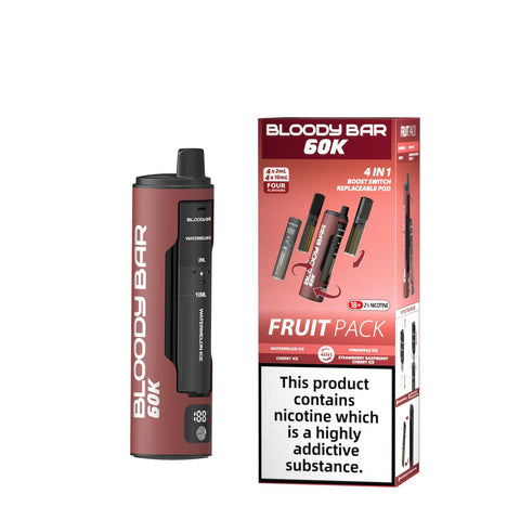 Bloody Bar 60k Prefilled 4 In 1 Pod Vape Kit Box of 5 - Vaperdeals