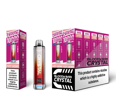 Bloody Bar Crystal 10k Prefilled Pod Vape Box of 5 - Vaperdeals
