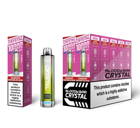 Bloody Bar Crystal 10k Prefilled Pod Vape Kit - Pack of 10 - Vaperdeals