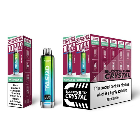 Bloody Bar Crystal 10k Prefilled Pod Vape Kit - Pack of 10 - Vaperdeals