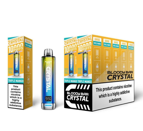 Bloody Bar Crystal 10k Prefilled Pod Vape Kit - Pack of 10 - Vaperdeals