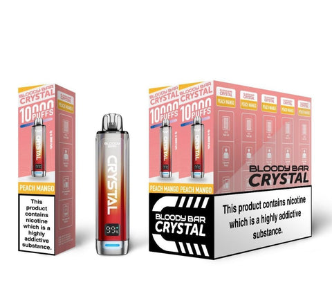 Bloody Bar Crystal 10k Prefilled Pod Vape Kit - Pack of 10 - Vaperdeals