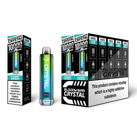Bloody Bar Crystal 10k Prefilled Pod Vape Kit - Pack of 10 - Vaperdeals