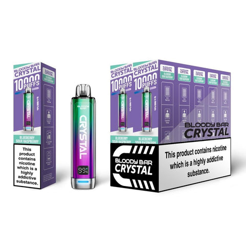 Bloody Bar Crystal 10k Prefilled Pod Vape Kit - Pack of 10 - Vaperdeals