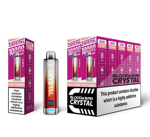 Bloody Bar Crystal 10k Prefilled Pod Vape Kit - Pack of 10 - Vaperdeals
