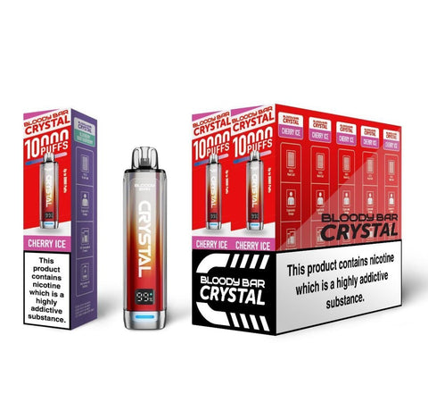 Bloody Bar Crystal 10k Prefilled Pod Vape Kit - Pack of 10 - Vaperdeals