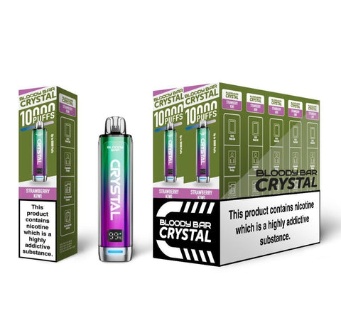 Bloody Bar Crystal 10k Prefilled Pod Vape Kit - Pack of 10 - Vaperdeals