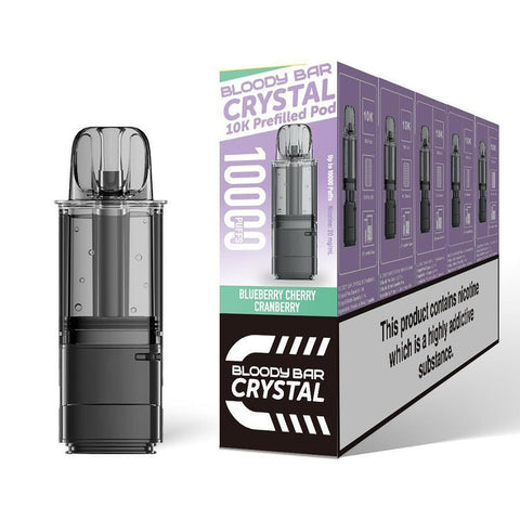 Bloody Bar Crystal 10k Replacement Pods Pack of 5 - Vaperdeals