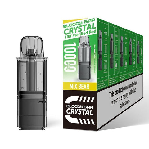 Bloody Bar Crystal 10k Replacement Pods Pack of 5 - Vaperdeals