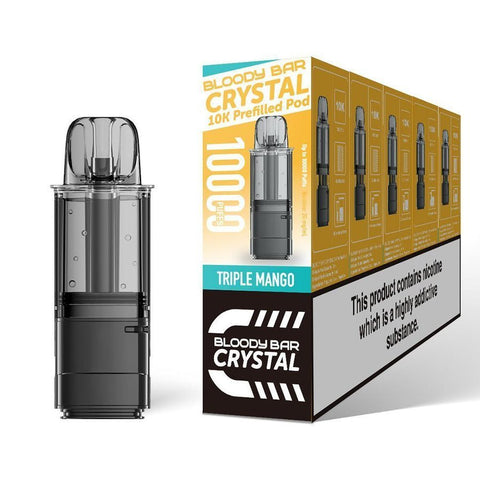 Bloody Bar Crystal 10k Replacement Pods Pack of 5 - Vaperdeals