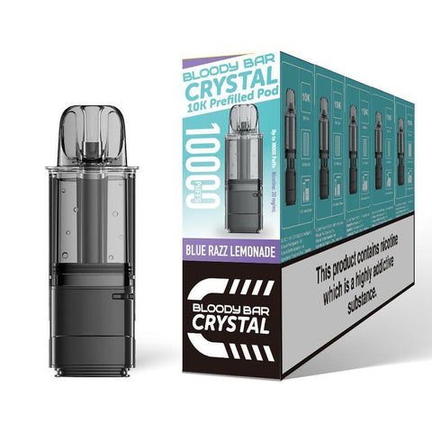 Bloody Bar Crystal 10k Replacement Pods Pack of 5 - Vaperdeals