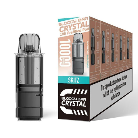 Bloody Bar Crystal 10k Replacement Pods Pack of 5 - Vaperdeals