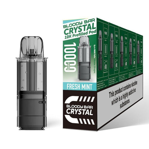 Bloody Bar Crystal 10k Replacement Pods Pack of 5 - Vaperdeals