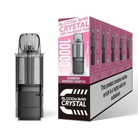 Bloody Bar Crystal 10k Replacement Pods Pack of 5 - Vaperdeals