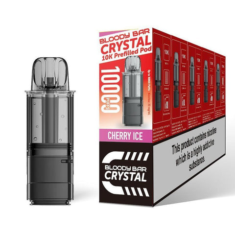 Bloody Bar Crystal 10k Replacement Pods Pack of 5 - Vaperdeals