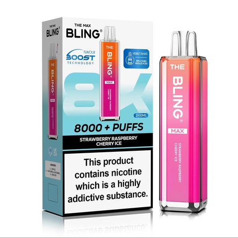 Crystal Bling Max 8000 Prefilled Pod Kit Box of 5 - Vaperdeals