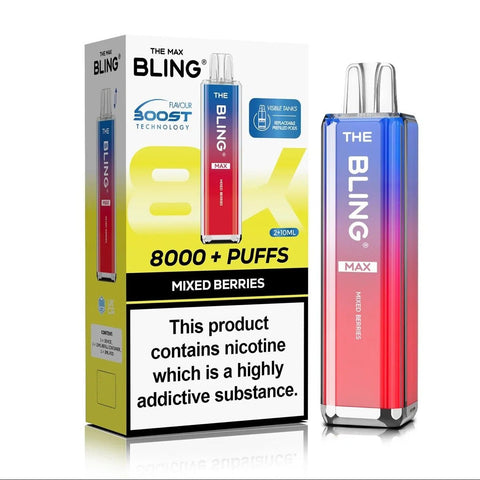 Crystal Bling Max 8000 Prefilled Pod Kit Box of 5 - Vaperdeals
