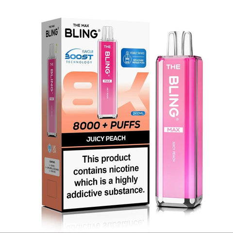 Crystal Bling Max 8000 Prefilled Pod Kit Box of 5 - Vaperdeals