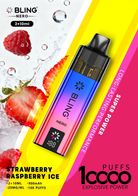 Crystal Bling Nero 10k Prefilled Pod Kit - Vaperdeals