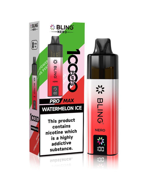 Crystal Bling Nero 10k Prefilled Pod Kit - Vaperdeals