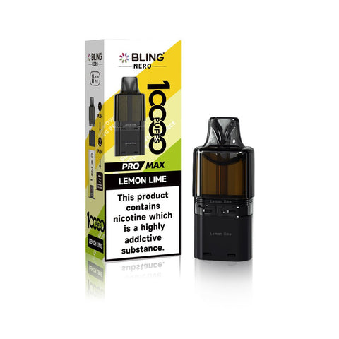 Crystal Bling Nero 10k Prefilled Pods Box of 5 - Vaperdeals