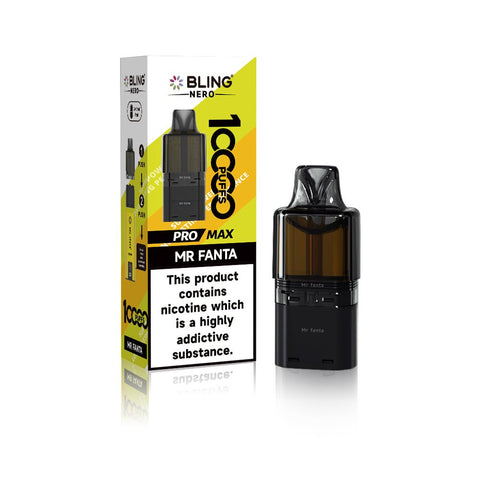 Crystal Bling Nero 10k Prefilled Pods Box of 5 - Vaperdeals