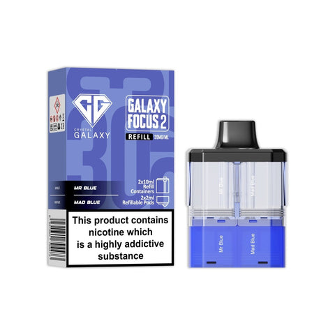 Crystal Galaxy Focus 2 Replacement Pods - Vaperdeals