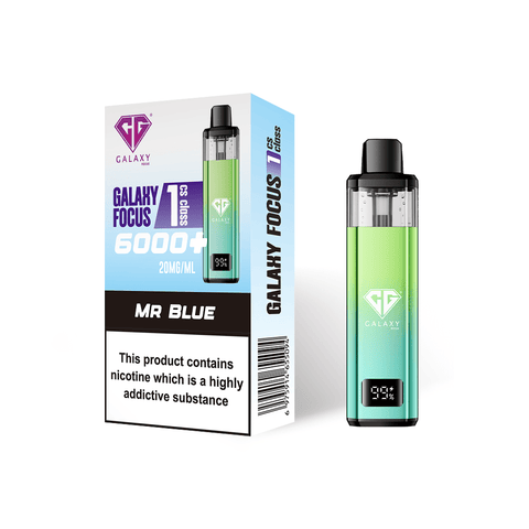 Crystal Galaxy Focus 6000 Prefilled Pod Vape - Vaperdeals
