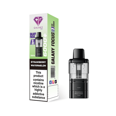 Crystal Galaxy Focus 6000 Replacement Pods Pack of 5 - Vaperdeals
