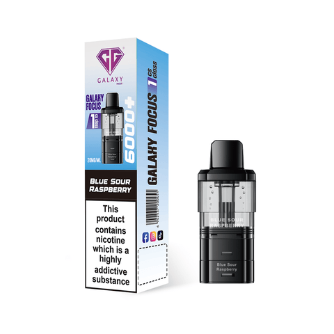 Crystal Galaxy Focus 6000 Replacement Pods Pack of 5 - Vaperdeals