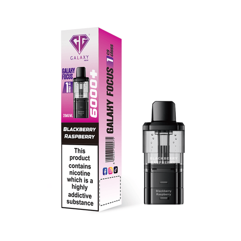 Crystal Galaxy Focus 6000 Replacement Pods Pack of 5 - Vaperdeals